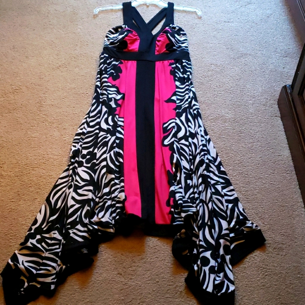 INC  maxi dress size m